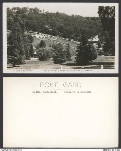 Australia Old Postcard Camp Maroondah from the Reserve Healesville Victoria Vic.