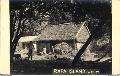 Photo CPA Rapa Iti Französisch Polynesien, Richard Evelyn Byrd Antarctic Expedition III 1939