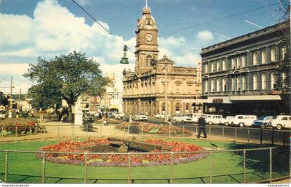 A5152 Ballarat floral clock city hall and Sturt Street Gardens