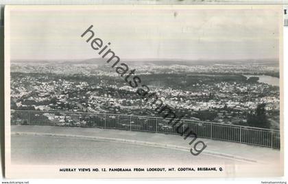 Brisbane - Panorama from lookout Mt. Cootha - Foto-Ansichtskarte