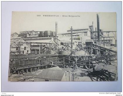 AUSTRALIE  -  FREMANTLE  :  MINE  KALGOORLIE