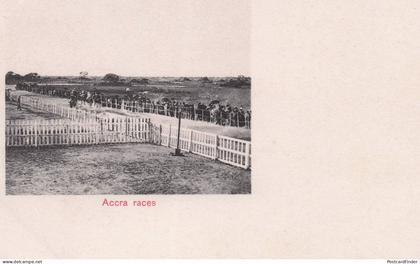 Accra Horse Races Racing Gold Coast Australia Antique Postcard