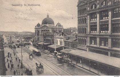 AK 1912 Swanston St. Melbourne - gelaufen