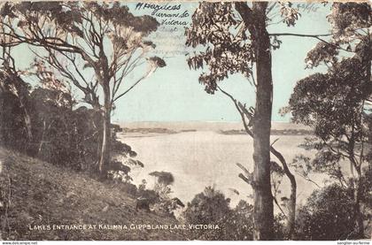 CPA AUSTRALIE / LAKES ENTRANCE AT KALIMNA / GIPPSLAND LAKE / VICTORIA