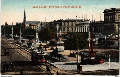 PC AUSTRALIA STURT STREET FROM LYDIARD STREET, BALLARAT (a88523)