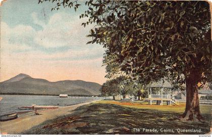 A670 Australia 1909 Parade Cairns Queensland vintage postcard