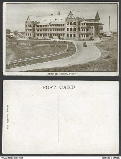 Australia Old Postcard Brisbane Mater Misericordiae Hospital Health Services QLD