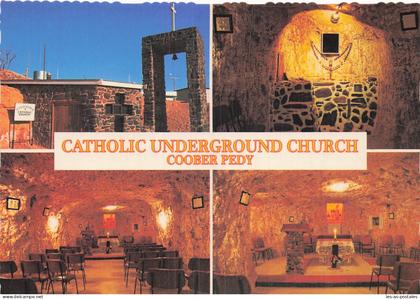 AUSTRALIE COOBER PEDY EGLISE CATHOLIQUE SOUTERRAINE