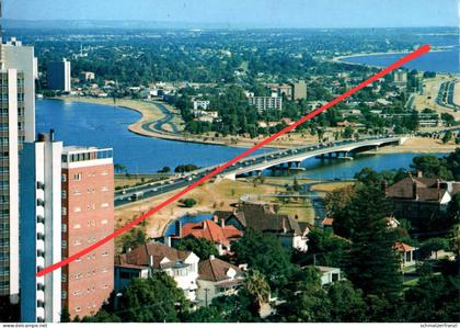 AK Perth 1975 Narrow s Bridge from Legacy Look Out Western Australia WA Australien Australie Briefmarke Stamp Timbre