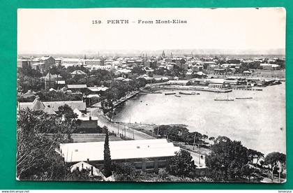 Perth From Mont-Elisa Messageries maritimes Carte Postale précurseur Océanie  Australie  Western Australia (WA)  Perth