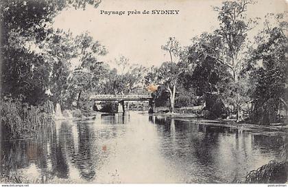 Australia - SYDNEY (NSW) Landscape near Sydney - Publ. Messageries Maritimes (French Shipping Co.)