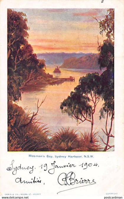 Australia - SYDNEY (NSW) Mosman's Bay - Sydney Harbour - Publ. Swain & Co.