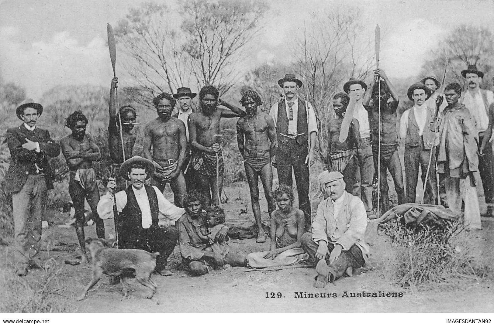AUSTRALIE #61234 MINEURS AUSTRALIENS ABORIGENES