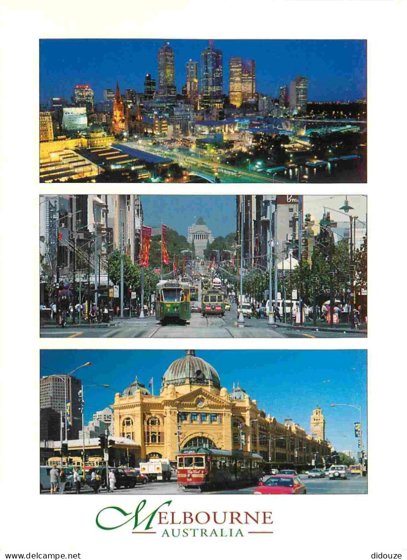 Australie - Melbourne - Multivues - Tramway - CPM - Voir Scans Recto-Verso