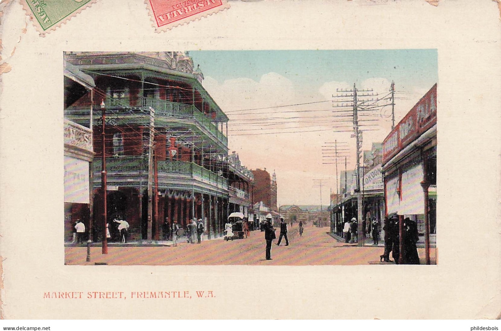 AUSTRALIE W.A  FREMANTLE  market street