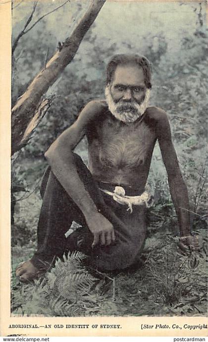 Australia - Aboriginal - An old identity of Sidney - Publ. Star Photo Co.