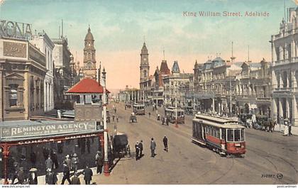 Australia - ADELAIDE (SA) King William Street - Streetcar - Publ. Valentine