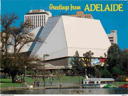 Carte Postale - Australie - Adélaïde - The Banks of the River Torrens an Entertainment Centre of Adelaide - architecture