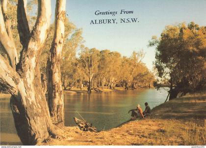 CPSM Australia-Albury-River fishing-Beau timbre      L2637