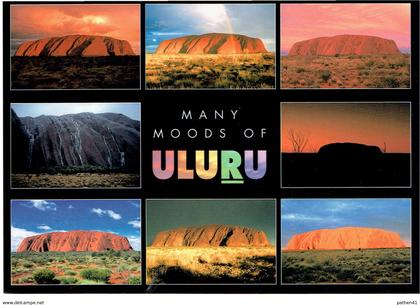 CPM AUSTRALIE TERRITOIRES DU NORD ALICE SPRINGS - The Many moods of Uluru