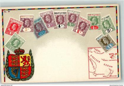13910535 - Briefmarkenabbildung Wappen Ottmar Zieher Fidschi