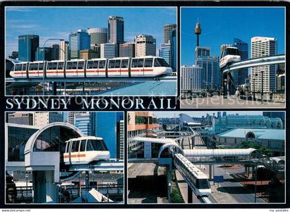 73716398 Sydney New South Wales Views of Sydney Monorail at Darling Harbour Sydn
