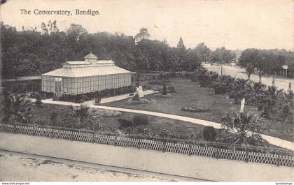 B216 Australia Bendigo The Conservatory vintage postcard