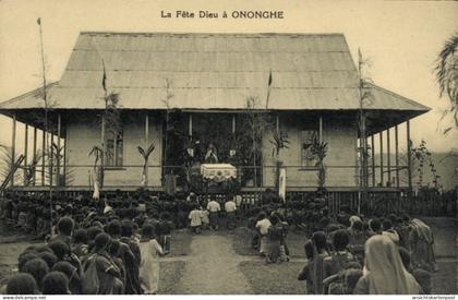 CPA Ononghe Papua-Neuguinea, Fête Dieu