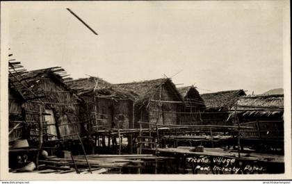 Photo CPA Port Moresby Papua Neuguinea, Titaha Village