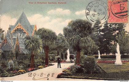 Australia - BALLARAT (VIC) View in botanical gardens - POSTCARD IS UNSTICKED - Publ. W.T.P.