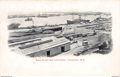 Australia - FREMANTLE (WA) Swan River from Lighthouse - Publ. unknown