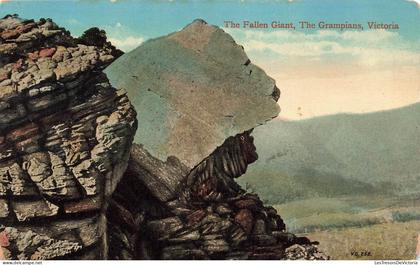 [-25%] AUSTRALIE - Grampians - The Fallen Giant - Colorisé - Carte postale ancienne