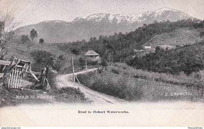 Road To Hobart Waterworks Australia Old Postcard