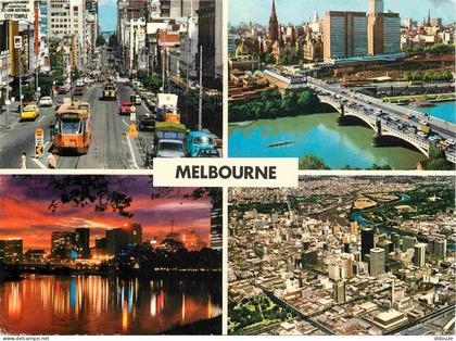 Carte Postale - Australie - Melbourne - Multivues - Automobiles - Tramway - CPM - Voir Scans Recto-Verso - Poscard - Car