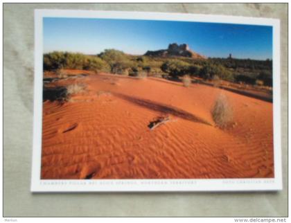 Australia  - Chambers Pillar  -Simpson  Desert -Alice Springs  - Northern Territory  -  German  Postcard    D121169