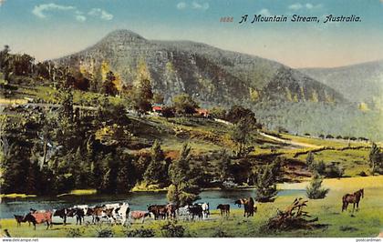 Australia - A Mountain Stream - Publ. S. W. Nature Series 1886
