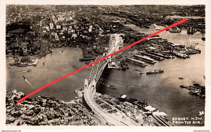 AK Sydney City From Air Harbour Bridge Aerial View Port Luftbild New South Wales NSW Australia Australien Australie