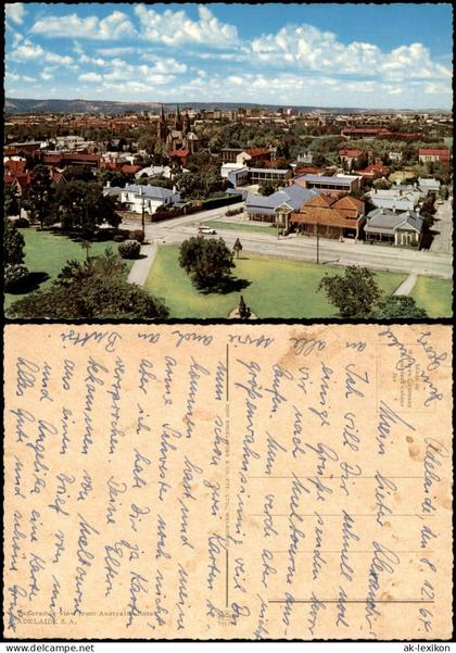 Postcard Adelaide Panorama-Ansicht 1964