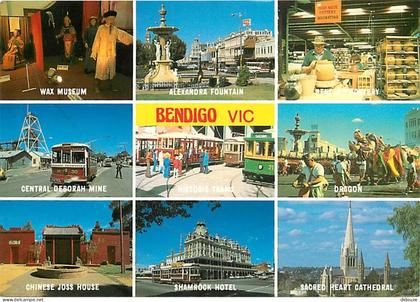 Carte Postale - Australie - Australia - Bendigo - Multivues - Tramway - CPM - Voir Scans Recto-Verso - Poscard - Carta P