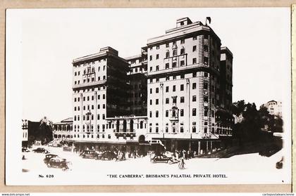 2322 /  ️ Peu Commun BRISBANE Queensland (QLD) CANBERRA BRISBANE'S Palatial private Hotel 1930s Real Photograph N°620