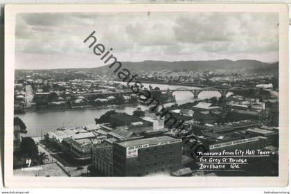Brisbane - Panorama from City Hall Tower - Foto-Ansichtskarte