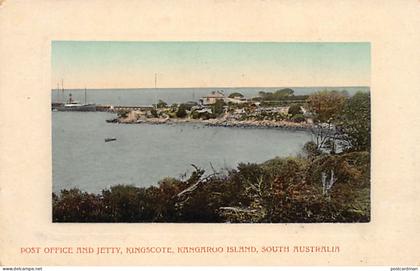Australia - KINGSCOTE Kangaroo Island - Post Office and Jetty - Publ. P. Falk & Co.