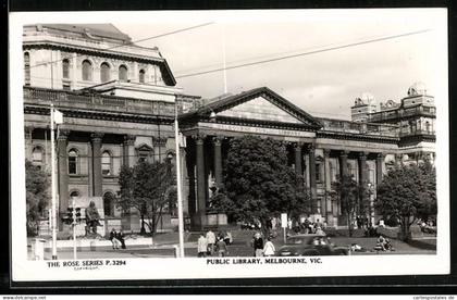 AK Melbourne /Vic., Public Library