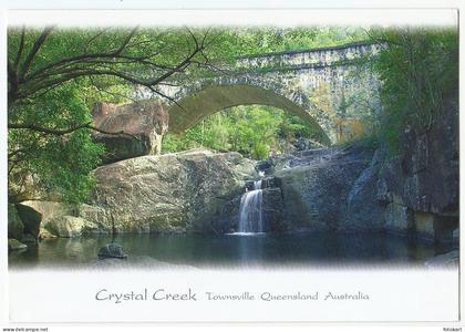 Crystal Creek Townsville QLD Australia, Vintage PC, Historic Bridge