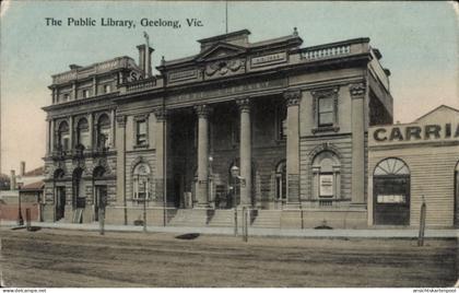 CPA Geelong Victoria Australien, Öffentliche Bibliothek