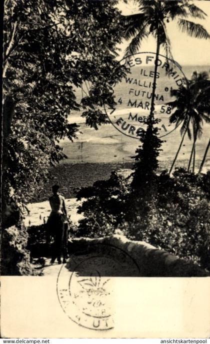 CPA Wallis und Futuna Ozeanien, Teilansicht