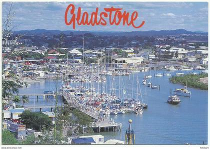 Gladstone Australia, Vintage PC, Auckland Creek and Yachts, 1993