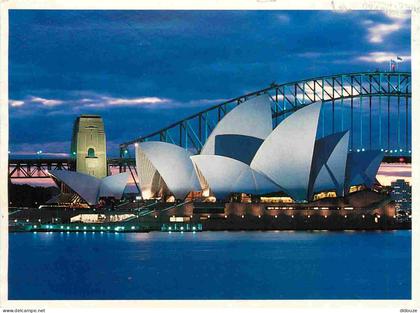 Australie - Sydney - Sydney Opera House and Harbour Bridge - CPM - Voir Scans Recto-Verso