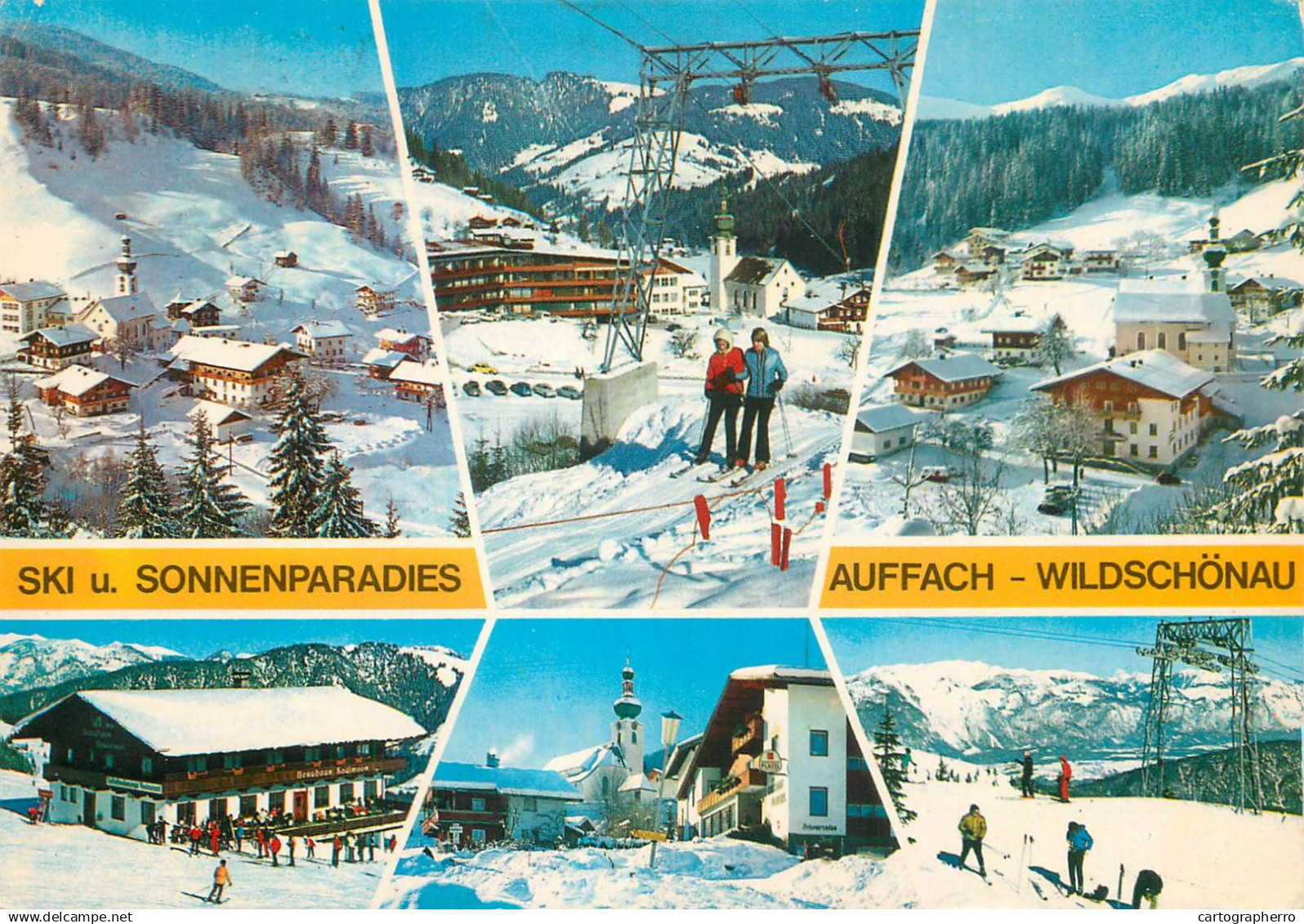 Austria Auffach Wildschonau Tirol Skiparadies multi view