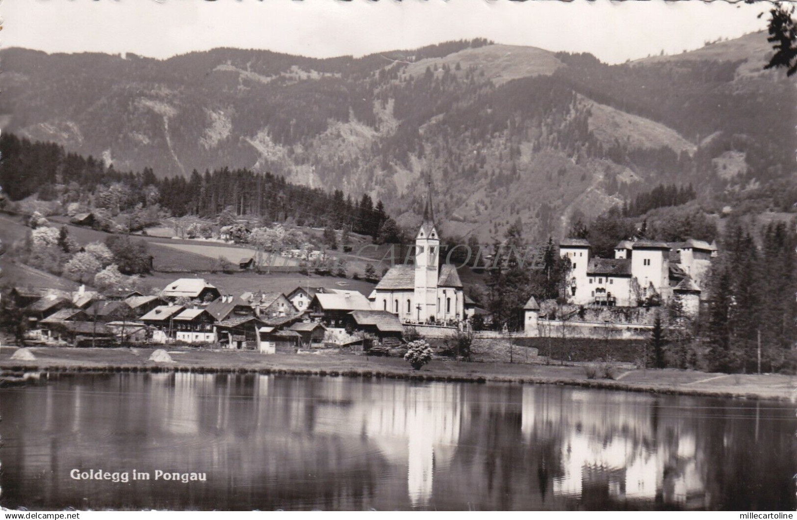 AUSTRIA - Goldegg im Pongau - Foto Postkarte 1957